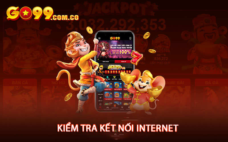Kiểm tra kết nối internet